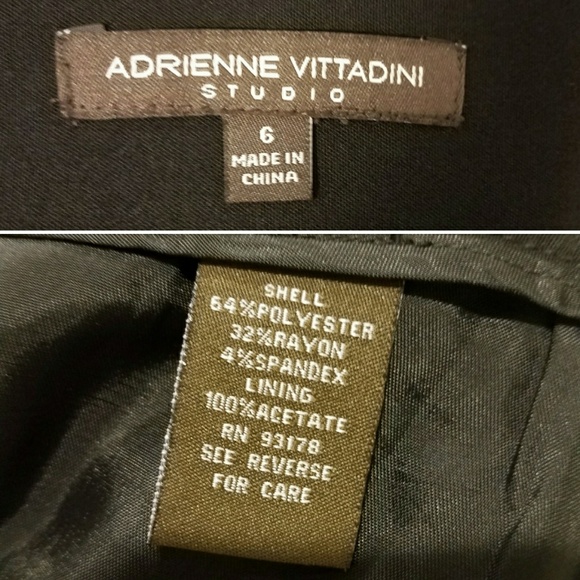 Black Pencil Skirt w/ Sailor buttons - Picture 5 of 5